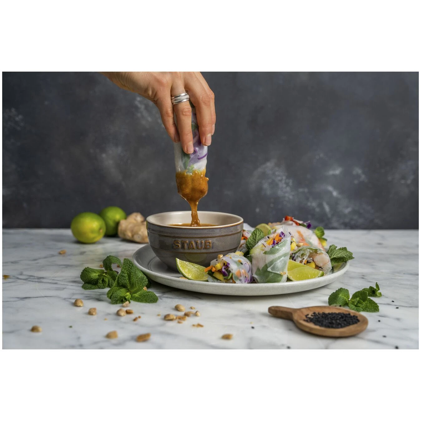 Staub Cuenco 12 Cm, Cerámica, Gris Antiguo 5 Staub Cuenco 12 Cm, Cerámica, Gris Antiguo - Imagen 3