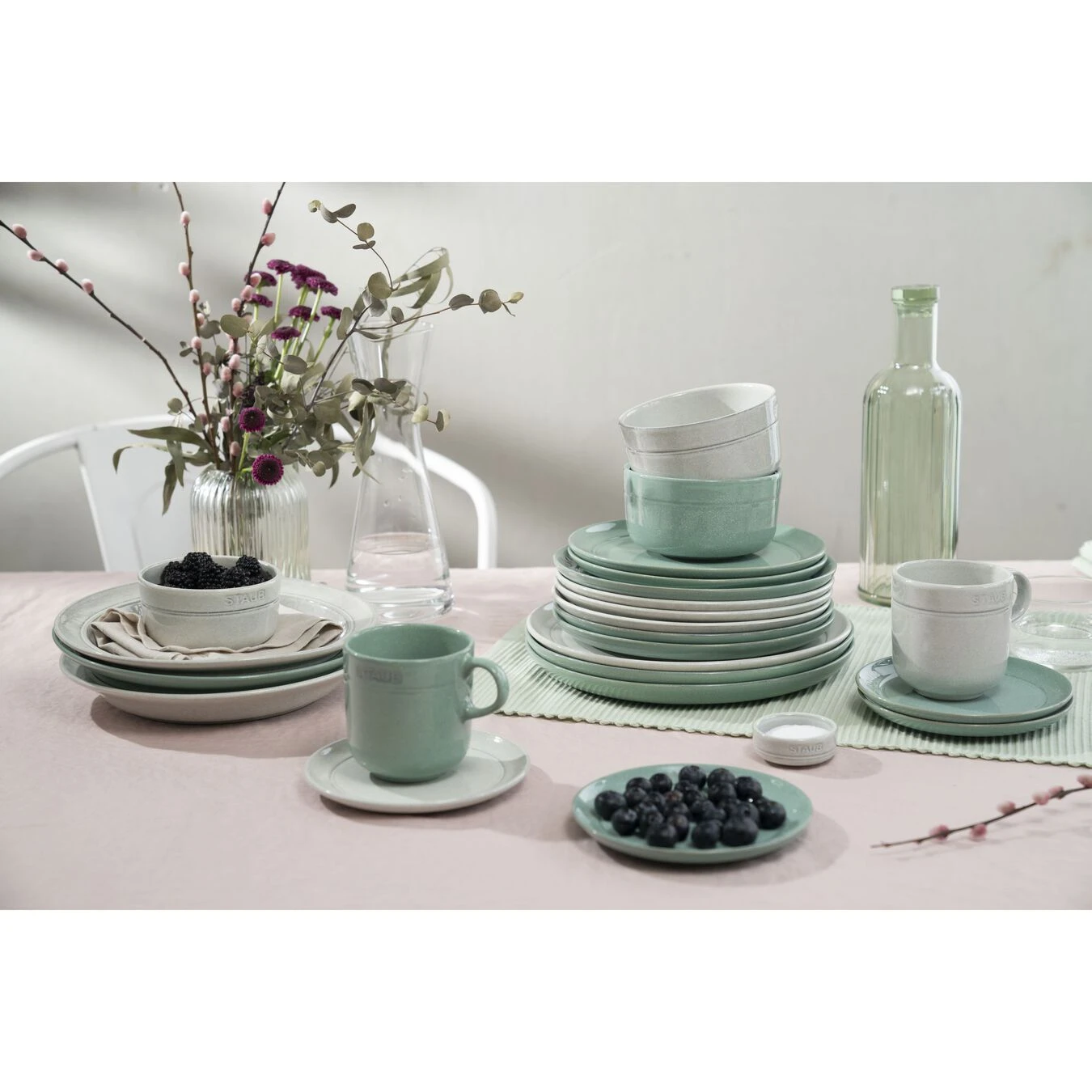 Staub Plato Plano 20 Cm, Cerámica, Salvia 7 Staub Plato Plano 20 Cm, Cerámica, Salvia - Imagen 5