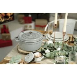 Staub Cocotte 22 Cm, Redondo, Gris Grafito, Hierro Fundido 10 Staub Cocotte 22 Cm, Redondo, Gris Grafito, Hierro Fundido -Staub Verkoop 750047423