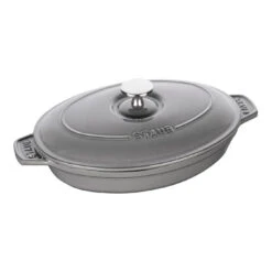 Staub Fuente Para Horno Con Tapa 23 Cm, Hierro Fundido