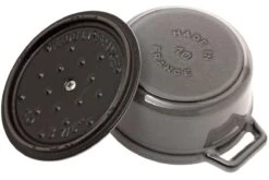 Staub Mini Cocotte - Cocotte 10cm, 0,25L, Gris 6 Staub Mini Cocotte - Cocotte 10cm, 0,25L, Gris -Staub Verkoop SB1101018 03 staub sb1101018 03