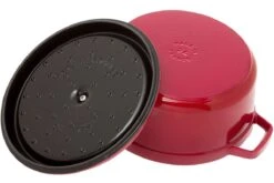 Staub Cocotte - Cocotte 24cm, 3,8L, Rojo 7 Staub Cocotte - Cocotte 24cm, 3,8L, Rojo -Staub Verkoop SB1102406 03 staub sb1102406 03