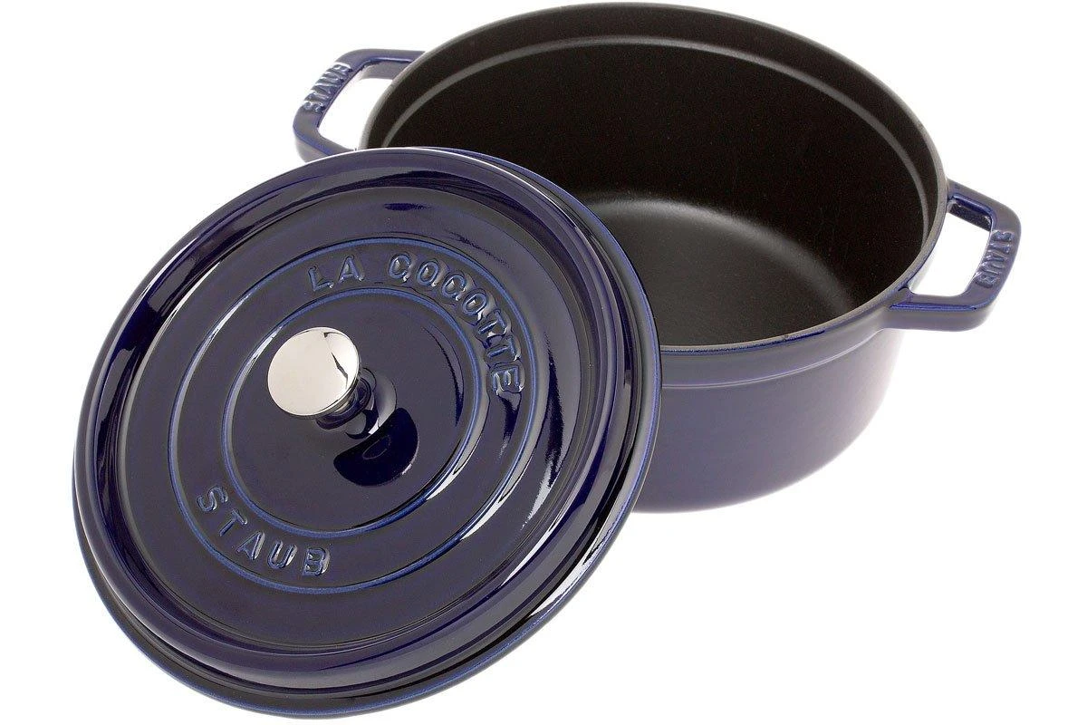 Staub Cocotte - Cocotte 24cm, 3,8L, Azul 4 Staub Cocotte - Cocotte 24cm, 3,8L, Azul - Imagen 2