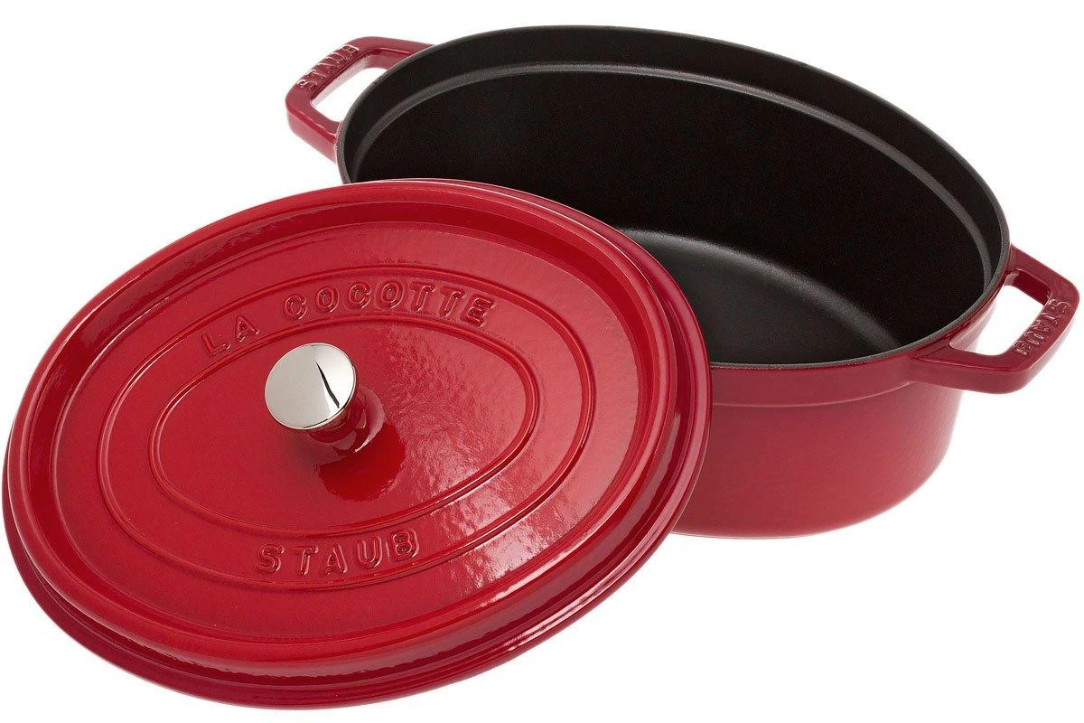 Staub Cocotte - 29cm, 4,2L, Rojo 4 Staub Cocotte - 29cm, 4,2L, Rojo - Imagen 2