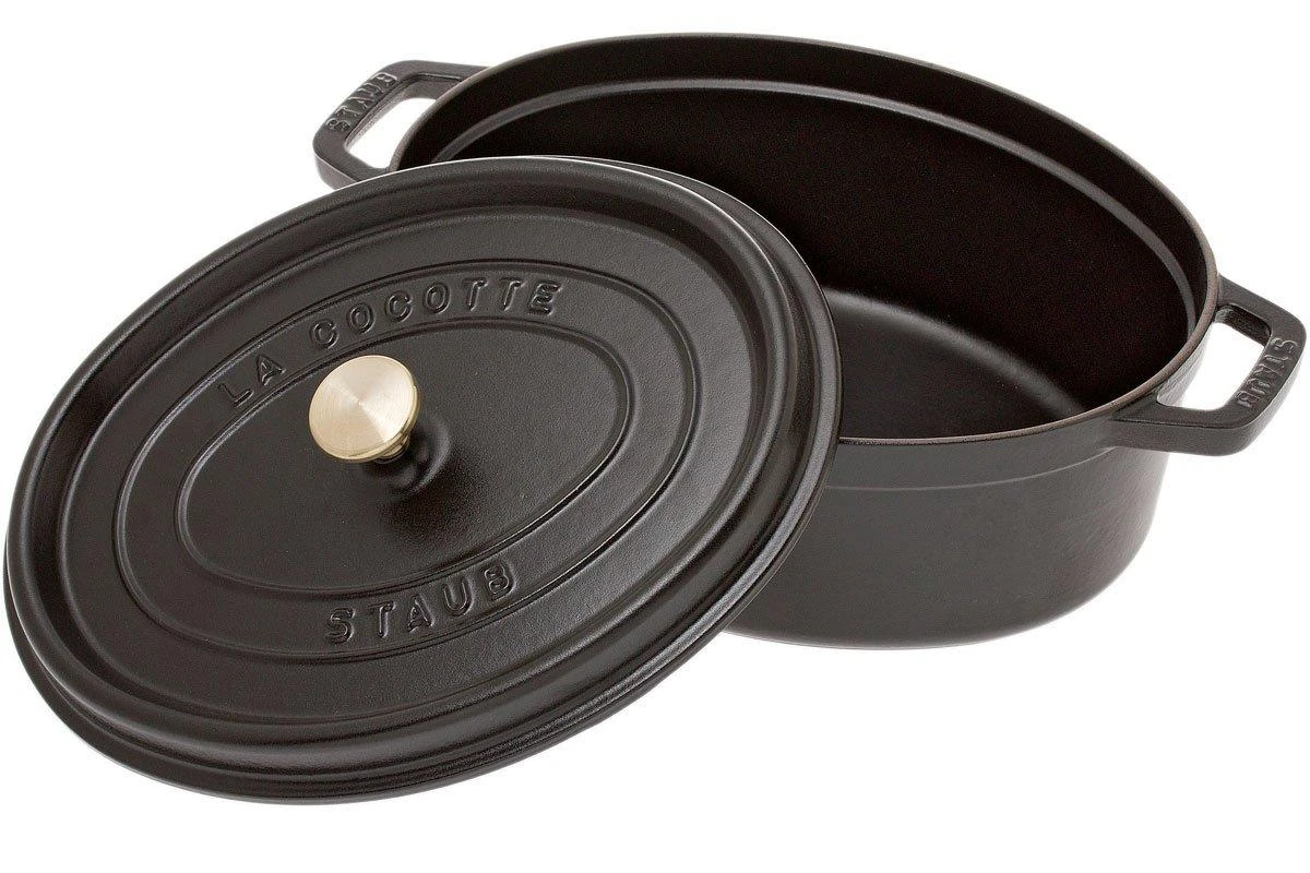 Staub Cocotte - Cocotte 29cm, 4,2L, Negro 4 Staub Cocotte - Cocotte 29cm, 4,2L, Negro - Imagen 2