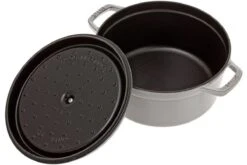 Staub Cocotte - Cocotte 26cm, 5,2L, Gris Con Bandeja De Vapor 9 Staub Cocotte - Cocotte 26cm, 5,2L, Gris Con Bandeja De Vapor -Staub Verkoop SB1133818 03 staub sb1133818 03