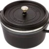 Staub Cocotte - Cocotte 26cm, 5,2L, Negro Con Bandeja De Vapor 2 Staub Cocotte - Cocotte 26cm, 5,2L, Negro Con Bandeja De Vapor -Staub Verkoop SB1133825 01 staub sb1133825 01