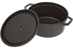Staub Cocotte - Cocotte 26cm, 5,2L, Negro Con Bandeja De Vapor -Staub Verkoop SB1133825 03 staub sb1133825 03