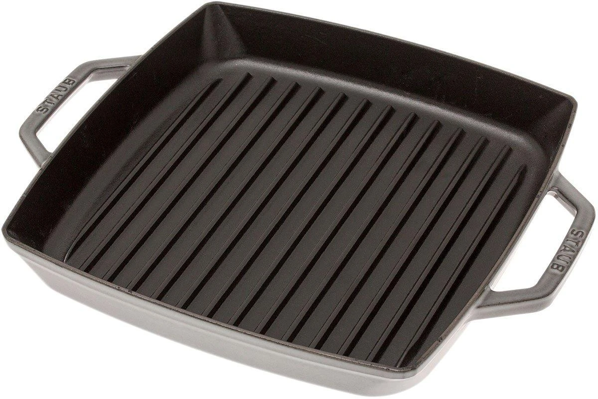 Staub Parrilla 28cm Rectangular, Gris 3 Staub Parrilla 28cm Rectangular, Gris