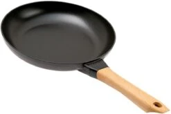 Staub Sartén Para Cocinar Con Mango De Madera 26cm, Negro