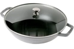 Staub Sartén Wok Pequeño 30 Cm, 4,4L, Gris