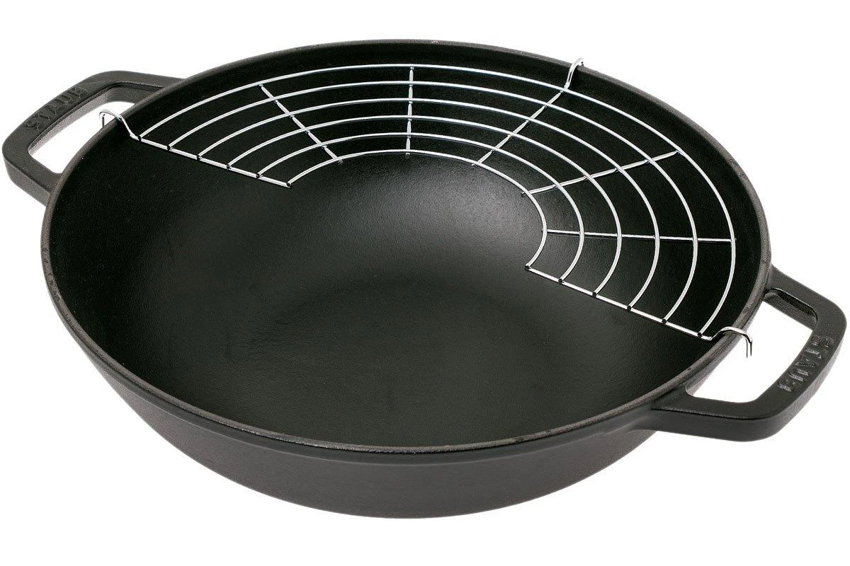Staub Sartén Wok Pequeño 30 Cm, 4,4L, Negro 4 Staub Sartén Wok Pequeño 30 Cm, 4,4L, Negro - Imagen 2